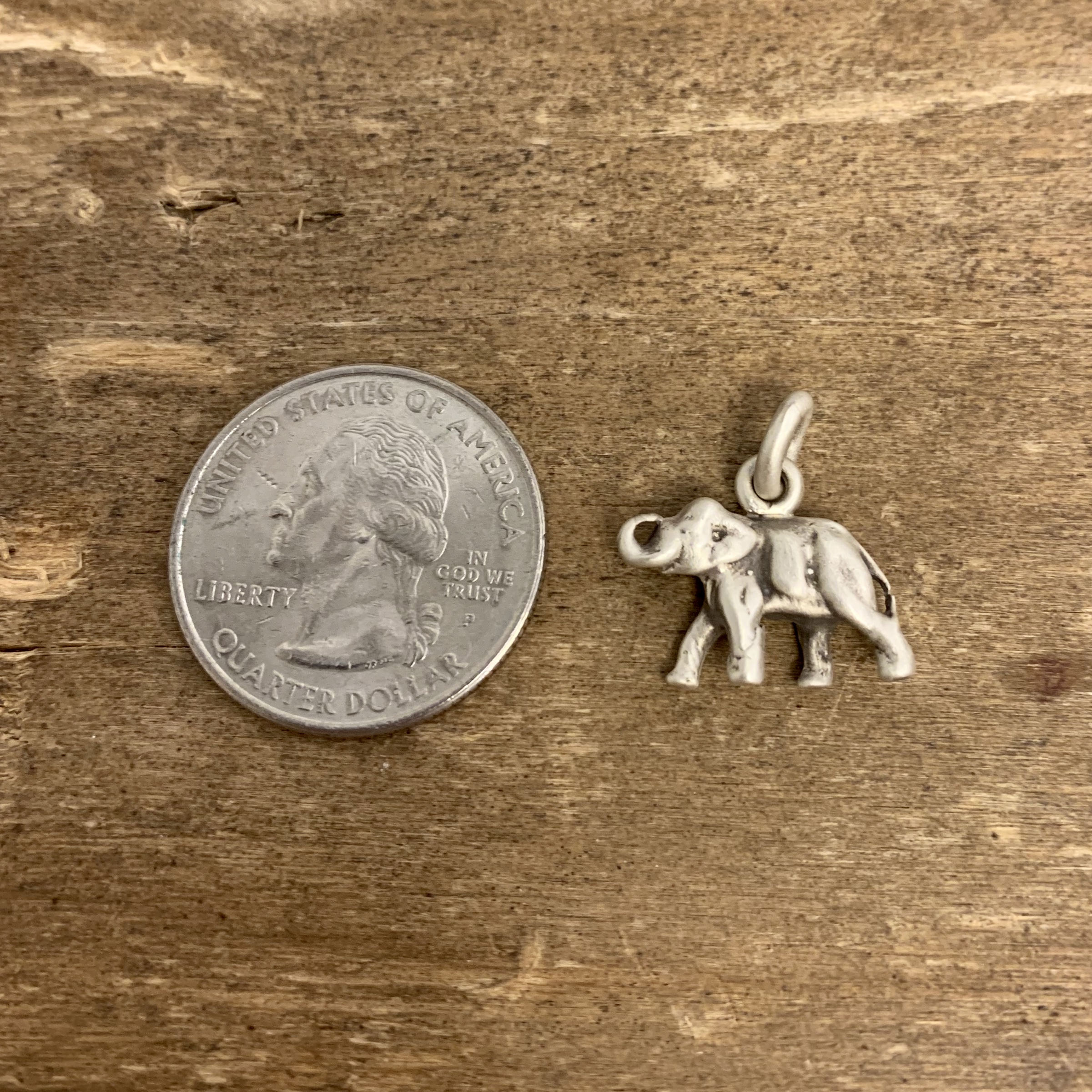 Sterling Silver Elephant - Poor Cat Designs