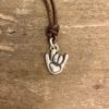 Sterling Silver ‘I Love You’ Hand