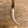 Sterling Silver Large Tusk