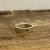Sterling Ring with Laser Engraved Ying Yang